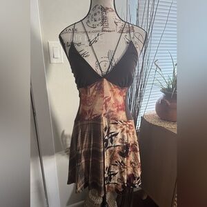 UO JADED LONDON Ignis Spliced Mini Dress Size  12